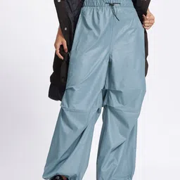 glitchez Women Street Ready High-Rise Cargo Style Parachute Trousers-image-75
