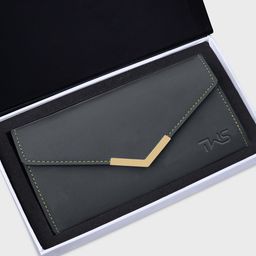 The Wallet Store Foldover Leather Clutch-37