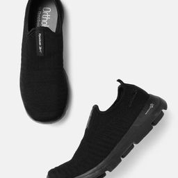 Reebok Men Woven Design & Striped Walk Comfortize Shoes-33