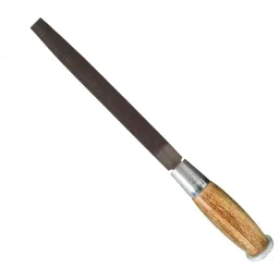 LXMI 6 inch (152.4 mm) Half Round File Tool With Wooden Handle, AZWHF6_1-14