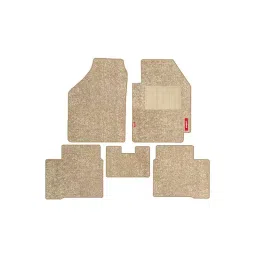 Elegant Miami Polypropylene Beige Carpet Car Mat Compatible With Honda Amaze 2018 Onwards-image-44