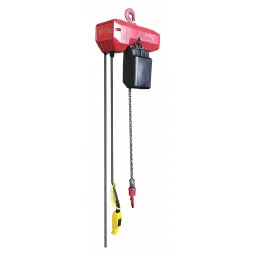 Dayton 1-1/4 HP Three Phase Power Electric Chain Hoist, 452R35-7