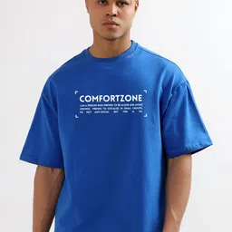 CODE OF HONOUR Men Typography Printed Round Neck Cotton T-shirt-picture-35