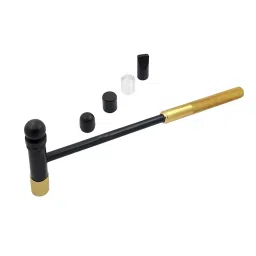 A.D INTERNATIONAL Light Duty Hobby Hammer with Interchangeable Tips and Knurled Body Aluminium Grip for Jewellers, 3O-584B-MLF6-image-2