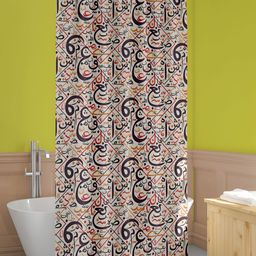 ArtzFolio Single Piece Waterproof Polyester Shower Curtain-image-49