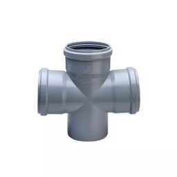 Jain Irrigation Systems 110 mm SWR Solvent Weld Joint Double Tee-image-30