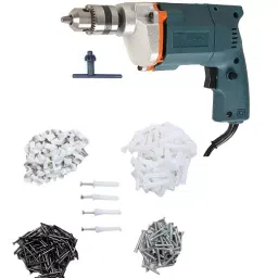 Tiger Electric Drill Machine with Home Utility Fastener TGP10_nls+scrw+gti+wrgti 300W 10 mm-19