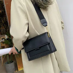 LULU & SKY Structured Rectangular Sling Bag image 4