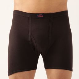 Rupa Men Set of 2 Olive Green & Maroon Solid Cotton Trunks-28