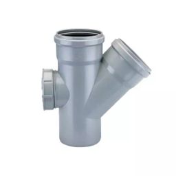 Jain Irrigation Systems 110 mm SWR Rubber Ring Joint Single Y With Door-image-33
