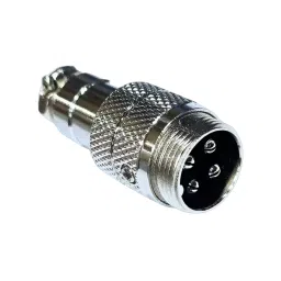 SETMI INDIA GX16 Aviation Connector Male 16 mm Circular 5-15 A with Solder Type 4-Pin-60
