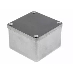 RS PRO Grey Die Cast Aluminium Enclosure, IP65, Grey Lid, 87 x 87 x 61 mm Model No 2821152-image-26