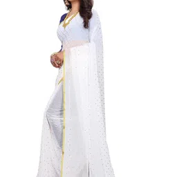 REDFISH Printed Bandhani Chiffon Saree-picture-45