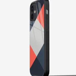 macmerise Geometric Printed iPhone 12 Back Case Mobile Accessories-3