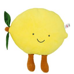 Ultra Plush Lemon Stuffed Pillow - Yellow-24