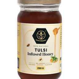 Shiva Organic Tulsi Infused Honey  100% Natural and Pure No Added Sugar No Added Color Flavour Unadulterated - 250 g-picture-27
