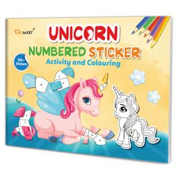 Space Numbered Sticker Activity and Colouring book for age 3+ Kids : Educational sticker book for young learners, Fun sticker adventure book, Creative coloring book for children, Activity book for kids with over 150+ stickers-7