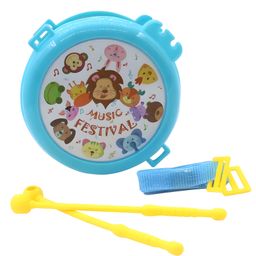 NEGOCIOBaby plastic drum set handbell baby rattle toy for baby- PACK OF 1- COLOR MAY VARY-4