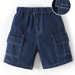 Mark & Mia Shorts with Cargo Pockets - Navy Blue-image-11