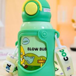 CuddleNest Stainless Steel Cartoon Water Bottle for Kids 520 ml-image-42