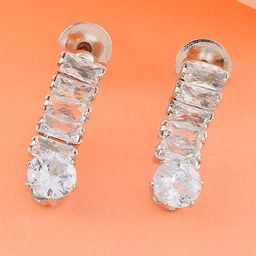 Missmister Silver-Plated Brass Earrings-image-41