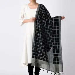 Banana Labs Geometric Printed Cotton Dupatta-picture-10