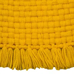 Jaipur Woollen Handicraft Yellow Handmade Prayer Mat-picture-32