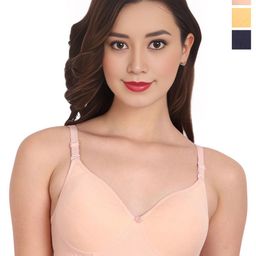 Liigne Pack Of 3 Full Coverage Non Padded Everyday Bra-picture-43