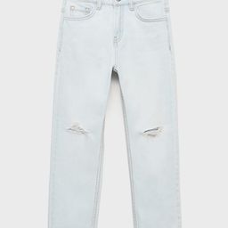 Mango Kids Boys Straight Fit Ribbed Jeans-picture-40