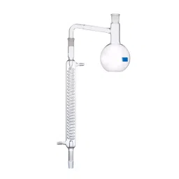 Biohall 500 ml Borosilicate Glass 3.3 Distilling Apparatus With Graham Condenser, BLS.DA.003-12