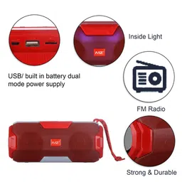MZ Dynamic Thunder Sound & High Bass Portable Bluetooth Speaker image 2