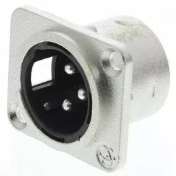 RS PRO Panel Mount XLR Connector Male 3 Way, 458036-picture-19