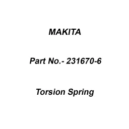 Makita Torsion Spring Size 16 for MT360, Part No 231670-6-11