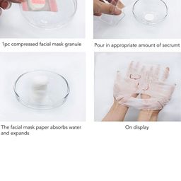RANORE Set Of 25 Compressed Face Mask Spa Sheets image 3