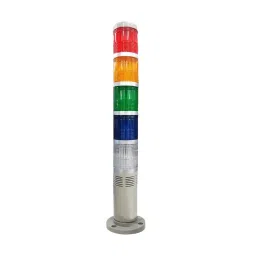 Sibass Electric Multi Layer Flickering Unit With Buzzer 5 Segment and 12/24/110/240 V AC/DC, SE-LTP-LED-505J-5 (Pack of 30)-82