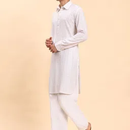 Pro-Ethic STYLE DEVELOPER Men Embroidered Regular Sequinned Kurta with Pyjamas image 2