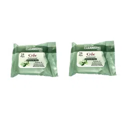CRIBE Set Of 4 Jasmine Extract Wet Cleansing Wipes With Vitamin E - 25 Wipes Each image 2