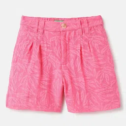 United Colors of Benetton Girls Floral Printed Shorts-picture-30