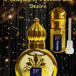 Jeval Set Of 2 Emerald Dusk - 10 ml And Ambrosia - 3 ml Alcohol Free Roll On Attar-5