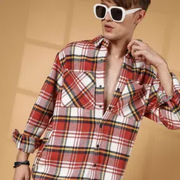 Campus Sutra Men Comfort Checked Casual Shirt-image-97