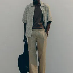 H&M Relaxed-Fit Cotton Trousers-picture-26