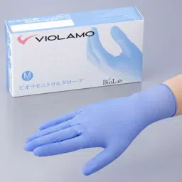AS ONE VIOLAMO Nitrile Gloves Powder-Free M Size-image-51