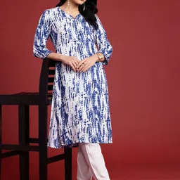Anouk Women Dyed Regular Kurta with Trousers-image-87