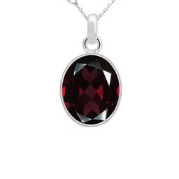 GenZcomplex Adults Unisex Silver-Plated Oval Pendants-15