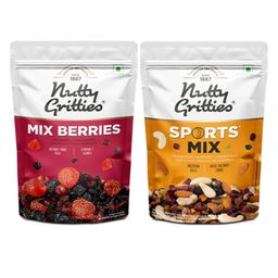 Nutty Gritties Sports Mix & Mix Berries Pack of 2 - 550 gm Total-image-69