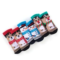 Cutewalk By Babyhug Anti Bacterial Ankle Length Socks Teddy Design Pack Of 3 - Multicolour-image-9