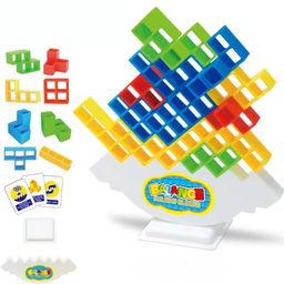 Zyamalox Tetra Tower: A Strategic Puzzle games for kids of Stacking Blocks family games to Build the Tallest Tower and Conquer games Challenges-0