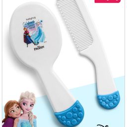 Babyhug Disney Frozen Ergo Grip Hair Brush & Comb - White-image-28
