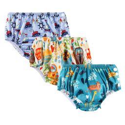 Chinmay Kids Waterproof Swim Diapers - Leakproof & Adjustable for Boys & Girls | Pack of 3 Fun Designs-image-71