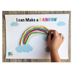 Bombay Toy Company Play Dough Kit - I can make a Rainbow - Reusable-10